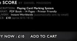 The Score by Daniel Madison ( Instant Download )
