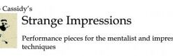 Strange Impressions by Bob Cassidy ( Instant Download )