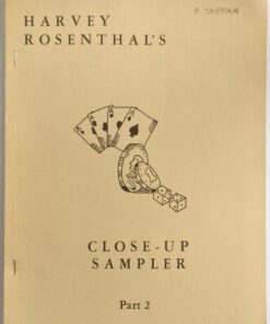 Close-Up Sampler Part 2 by Harvey Rosenthal ( Instant Download )