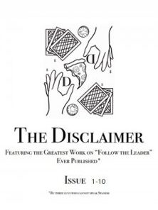 Tom Dobrowolski - The Disclaimer Magazine ( 10 Issues , Instant Download )