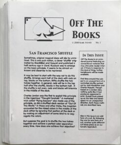 Off The Books by Karl Fulves ( Instant Download )