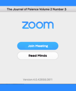 The Journal of Psience by Michael Weber  Vol 2 – Issue 3. ( Instant Download )