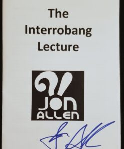 The Interrobang Lecture 2017 by Jon Allen. ( Instant Download )