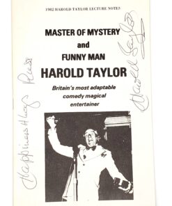 Lecture Notes 1982 by Harold Taylor ( Instant Download )