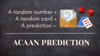 Acaan Prediction by Francesco Ceriani. ( Instant Download )