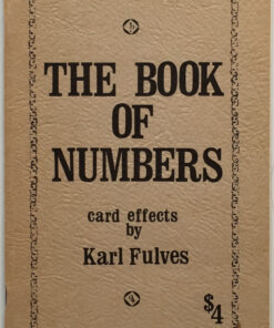 Karl Fulves - Book of Numbers ( Instant Download )