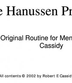 Bob Cassidy - The Hanussen Proof ( Instant Download )