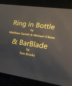 Ring in Bottle & BarBlade by Matthew Garrett & Brian Caswell. ( Instant Download )
