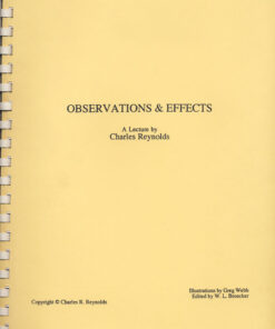 Charles Reynolds - Observations & Effects. ( Instant Download )