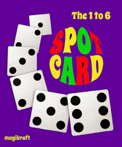1 TO 6 SPOT CARD by Martin Lewis ( Instant Download )