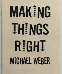 Making Things Right by Michael Weber. ( Instant Download )