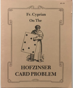 Fr Cyprian on the Hofzinser Card Problem by Karl Fulves. ( Instant Download )