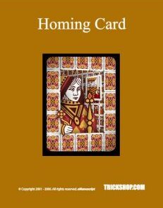 Homing Card by Kaps and Braue Et Al ( Instant Download )