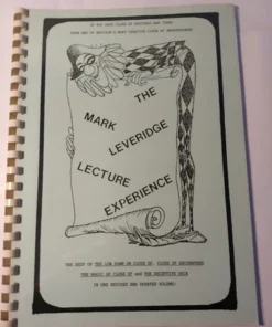 Mark Leveridge - The Mark Leveridge Lecture Experience. ( Instant Download )