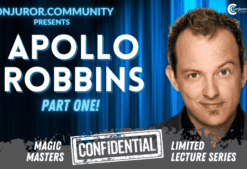 Apollo Robbins Magic Masters Confidential Part 1. ( Instant Download )