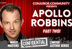Apollo Robbins Magic Masters Confidential Part 2. ( Instant Download )