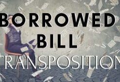 Borrowed Bill Transposition by Conjuror Community. ( Instant Download )