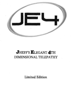 JE4 - Jheff Elegant 4th Dimensional Telepathy ( Instant Download )