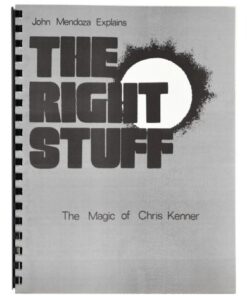 The Right Stuff - The Magic of Chris Kenner by John Mendoza ( Instant Download )