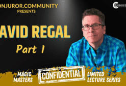 Magic Masters Confidential: David Regal Part 1 ( Instant Download )