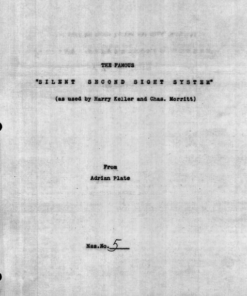 Silent Second Sight System by Adrian Plate ( Instant Download )