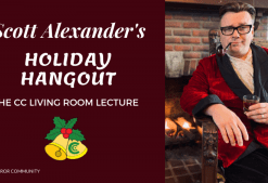 Scott Alexander Living Room Lecture. ( Instant Download )