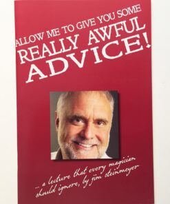 Allow Me to Give You Some Really Awful Advice by Jim Steinmeyer ( Instant Download )