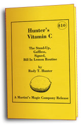 Vitamin C by Rudy Hunter. ( Instant Download )