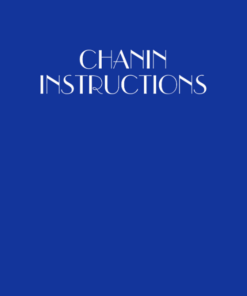 Chanin Instructions by Jack Chanin ( Instant Download )