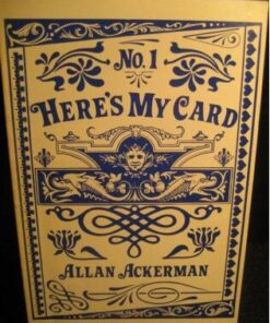 Allan Ackerman - Here's My Card ( Instant Download )