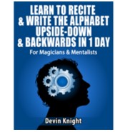Alphabet In Reverse by Devin Knight ( Instant Download )