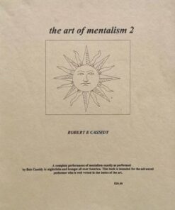 The Art of Mentalism 2 by Bob Cassidy ( Instant Download )