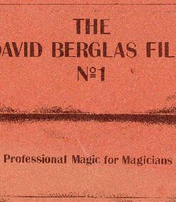 The David Berglas File 1 by Peter Warlock ( Instant Download )