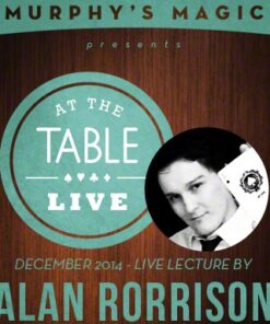 At the Table Live Lecture - Alan Rorrison ( Instant Download )