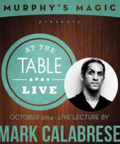 At the Table Live Lecture - Mark Calabrese ( Instant Download )
