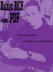 Lecture Notes by Mathieu Bich ( Instant Download )