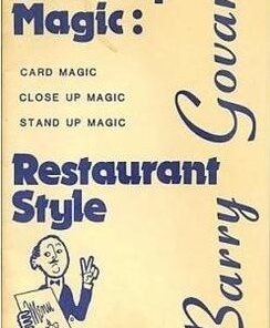 Barry Govan - Close Up Magic (Restaurant Style)(1982) ( Instant Download )