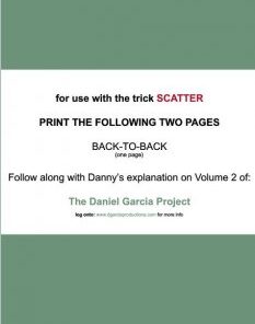 Scatter Patterns by Daniel Garcia ( Instant Download )