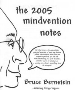 Bruce Bernstein - Mindvention 2005 ( Instant Download )