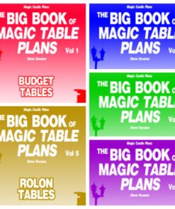 Steve Kovarez - The Big Book of Magic Table Plans (1-5 ) ( Instant Download )