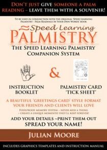 Palmistry Tick Sheet by Julian Moore. ( Instant Download )