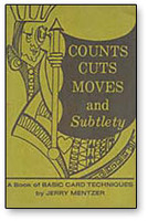 Jerry Mentzer - Counts Cuts Moves & Subtlety ( Instant Download )
