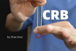 CRB (Color Changing Rubber Band) by Menzi magic & Zhao Xinyi (Gimmick Not Included) ( Instant Download )