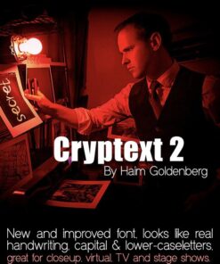 Haim Goldenberg – Cryptext 2 (pdf and font-files included) ( Instant Download )