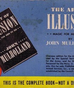 The Art of Illusion: Magic For Men to Do by John Mulholland ( Instant Download )
