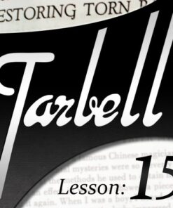 Dan Harlan - tarbell 15 Restoring Torn Papers ( Instant Download )
