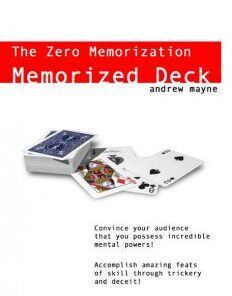 The Zero Memorization Memorized Deck by Andrew Mayne ( Instant Download )