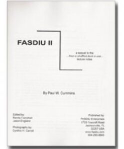 FASDIU II (From a Shuffled Deck in Use) by Paul Cummins ( Instant Download )