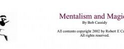 Mentalism And Magick by Bob Cassidy ( Instant Download )
