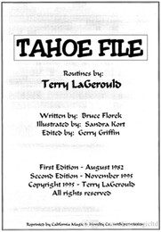 Tahoe File by Terry Lagerould ( Instant Download )